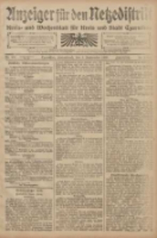 Anzeiger für den Netzedistrikt Kreis- und Wochenblatt für den Kreis und Stadt Czarnikau 1908.09.05 Jg.56 Nr108
