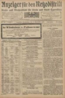 Anzeiger für den Netzedistrikt Kreis- und Wochenblatt für den Kreis und Stadt Czarnikau 1908.09.10 Jg.56 Nr110