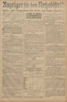 Anzeiger für den Netzedistrikt Kreis- und Wochenblatt für den Kreis und Stadt Czarnikau 1908.10.10 Jg.56 Nr123