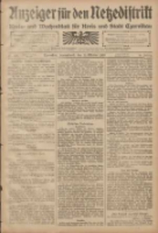 Anzeiger für den Netzedistrikt Kreis- und Wochenblatt für den Kreis und Stadt Czarnikau 1908.10.17 Jg.56 Nr126