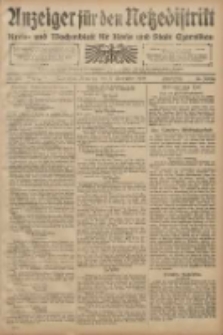 Anzeiger für den Netzedistrikt Kreis- und Wochenblatt für den Kreis und Stadt Czarnikau 1908.10.30 Jg.56 Nr132