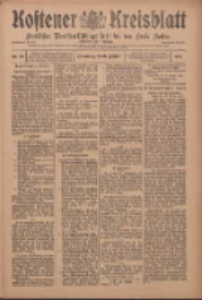 Kostener Kreisblatt: amtliches Veröffentlichungsblatt für den Kreis Kosten 1910.10.13 Jg.45 Nr122