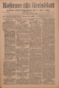 Kostener Kreisblatt: amtliches Veröffentlichungsblatt für den Kreis Kosten 1910.10.25 Jg.45 Nr127