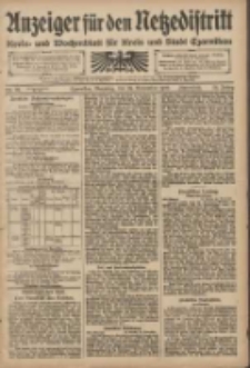 Anzeiger für den Netzedistrikt Kreis- und Wochenblatt für den Kreis und Stadt Czarnikau 1908.11.24 Jg.56 Nr141