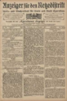 Anzeiger für den Netzedistrikt Kreis- und Wochenblatt für den Kreis und Stadt Czarnikau 1908.12.01 Jg.56 Nr144