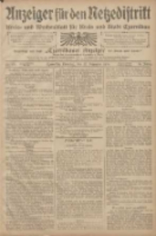 Anzeiger für den Netzedistrikt Kreis- und Wochenblatt für den Kreis und Stadt Czarnikau 1908.12.22 Jg.56 Nr153