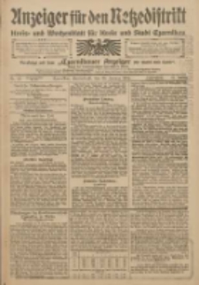 Anzeiger f&uuml;r den Netzedistrikt Kreis- und Wochenblatt f&uuml;r den Kreis und Stadt Czarnikau 1909.01.30 Jg.57 Nr12