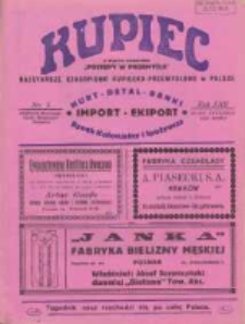 Kupiec: najstarsze czasopismo kupiecko - przemysłowe w Polsce 1928.01.21 R.22 Nr3