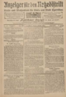 Anzeiger für den Netzedistrikt Kreis- und Wochenblatt für den Kreis und Stadt Czarnikau 1909.02.13 Jg.57 Nr18