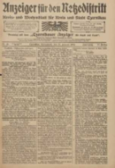 Anzeiger für den Netzedistrikt Kreis- und Wochenblatt für den Kreis und Stadt Czarnikau 1909.02.20 Jg.57 Nr21