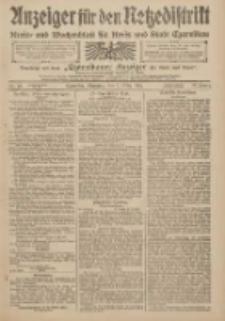 Anzeiger für den Netzedistrikt Kreis- und Wochenblatt für den Kreis und Stadt Czarnikau 1909.03.02 Jg.57 Nr25