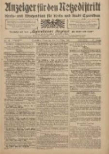 GazetyAnzeiger f&uuml;r den Netzedistrikt Kreis- und Wochenblatt f&uuml;r den Kreis und Stadt Czarnikau 1909.03.16 Jg.57 Nr31