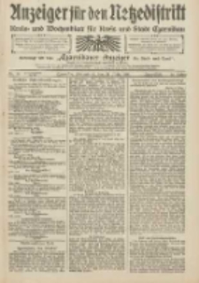 Anzeiger f&uuml;r den Netzedistrikt Kreis- und Wochenblatt f&uuml;r den Kreis und Stadt Czarnikau 1909.03.27 Jg.57 Nr36