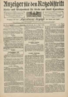 Anzeiger für den Netzedistrikt Kreis- und Wochenblatt für den Kreis und Stadt Czarnikau 1909.04.03 Jg.57 Nr39