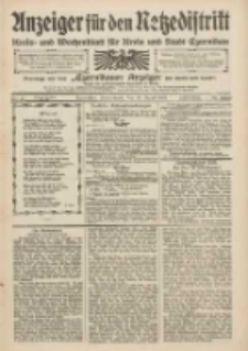 Anzeiger für den Netzedistrikt Kreis- und Wochenblatt für den Kreis und Stadt Czarnikau 1909.04.10 Jg.57 Nr42