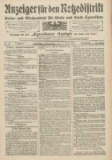Anzeiger f&uuml;r den Netzedistrikt Kreis- und Wochenblatt f&uuml;r den Kreis und Stadt Czarnikau 1909.04.15 Jg.57 Nr43