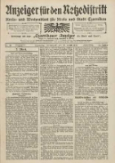 Anzeiger f&uuml;r den Netzedistrikt Kreis- und Wochenblatt f&uuml;r den Kreis und Stadt Czarnikau 1909.04.17 Jg.57 Nr44