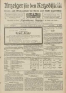 Anzeiger für den Netzedistrikt Kreis- und Wochenblatt für den Kreis und Stadt Czarnikau 1909.04.27 Jg.57 Nr48