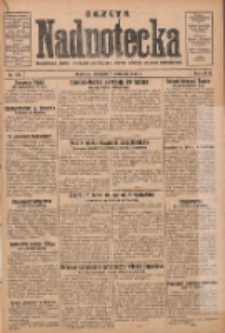 Gazeta Nadnotecka: bezpartyjne pismo narodowe poświęcone sprawie polskiej na ziemi nadnoteckiej 1930.09.07 R.10 Nr206