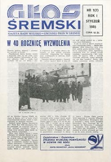 Głos Śremski 1985.01 R.1 Nr1(7)