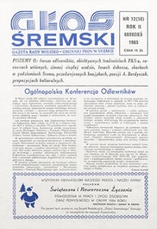 Głos Śremski 1985.12 R.2 Nr12(18)