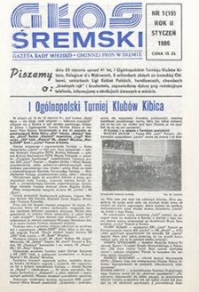 Głos Śremski 1986.01 R.2 Nr1(19)