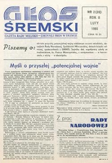 Głos Śremski 1986.02 R.2 Nr2(20)