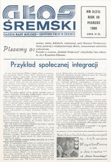 Głos Śremski 1986.03 R.3 Nr3(21)