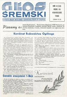 Głos Śremski 1986.04 R.3 Nr4(22)