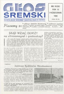Głos Śremski 1986.10 R.3 Nr10(28)