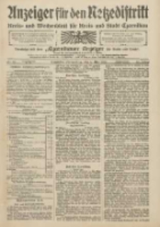 Anzeiger für den Netzedistrikt Kreis- und Wochenblatt für den Kreis und Stadt Czarnikau 1909.05.06 Jg.57 Nr52