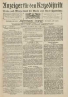 Anzeiger für den Netzedistrikt Kreis- und Wochenblatt für den Kreis und Stadt Czarnikau 1909.05.08 Jg.57 Nr53