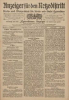 Anzeiger f&uuml;r den Netzedistrikt Kreis- und Wochenblatt f&uuml;r den Kreis und Stadt Czarnikau 1909.05.20 Jg.57 Nr58
