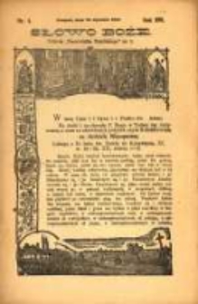 Słowo Boże: dodatek do Przewodnika Katolickiego R.16. 1913 Nr.4