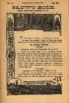 Słowo Boże: dodatek do Przewodnika Katolickiego R.16. 1913 Nr.11