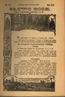 Słowo Boże: dodatek do Przewodnika Katolickiego R.16. 1913 Nr.12