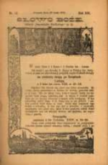 Słowo Boże: dodatek do Przewodnika Katolickiego R.16. 1913 Nr.21