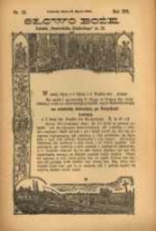 Słowo Boże: dodatek do Przewodnika Katolickiego R.16. 1913 Nr.28