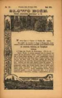 Słowo Boże: dodatek do Przewodnika Katolickiego R.16. 1913 Nr.29