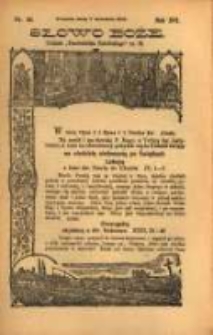 Słowo Boże: dodatek do Przewodnika Katolickiego R.16. 1913 Nr.36