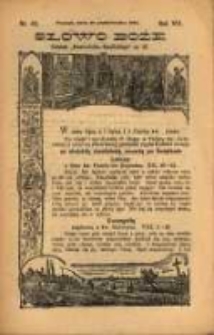 Słowo Boże: dodatek do Przewodnika Katolickiego R.16. 1913 Nr.43
