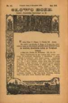Słowo Boże: dodatek do Przewodnika Katolickiego R.16. 1913 Nr.45