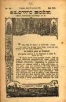 Słowo Boże: dodatek do Przewodnika Katolickiego R.13. 1910 Nr.25