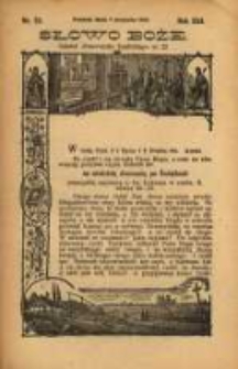 Słowo Boże: dodatek do Przewodnika Katolickiego R.13. 1910 Nr.32