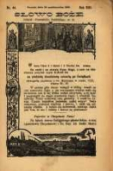 Słowo Boże: dodatek do Przewodnika Katolickiego R.13. 1910 Nr.44