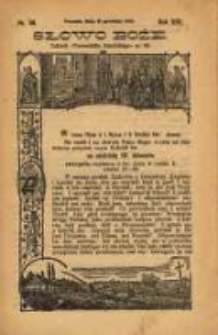Słowo Boże: dodatek do Przewodnika Katolickiego R.13. 1910 Nr.50
