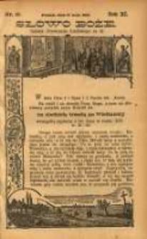 Słowo Boże: dodatek do Przewodnika Katolickiego R.11. 1908 Nr.19