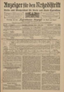 Anzeiger für den Netzedistrikt Kreis- und Wochenblatt für den Kreis und Stadt Czarnikau 1909.07.06 Jg.57 Nr77