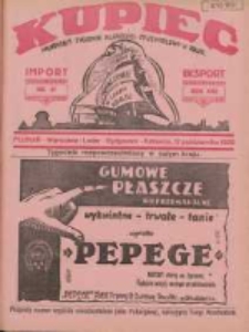 Kupiec: najstarszy tygodnik kupiecko - przemysłowy w Polsce 1928.10.13 R.22 Nr41