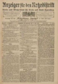 Anzeiger f&uuml;r den Netzedistrikt Kreis- und Wochenblatt f&uuml;r den Kreis und Stadt Czarnikau 1909.07.29 Jg.57 Nr87
